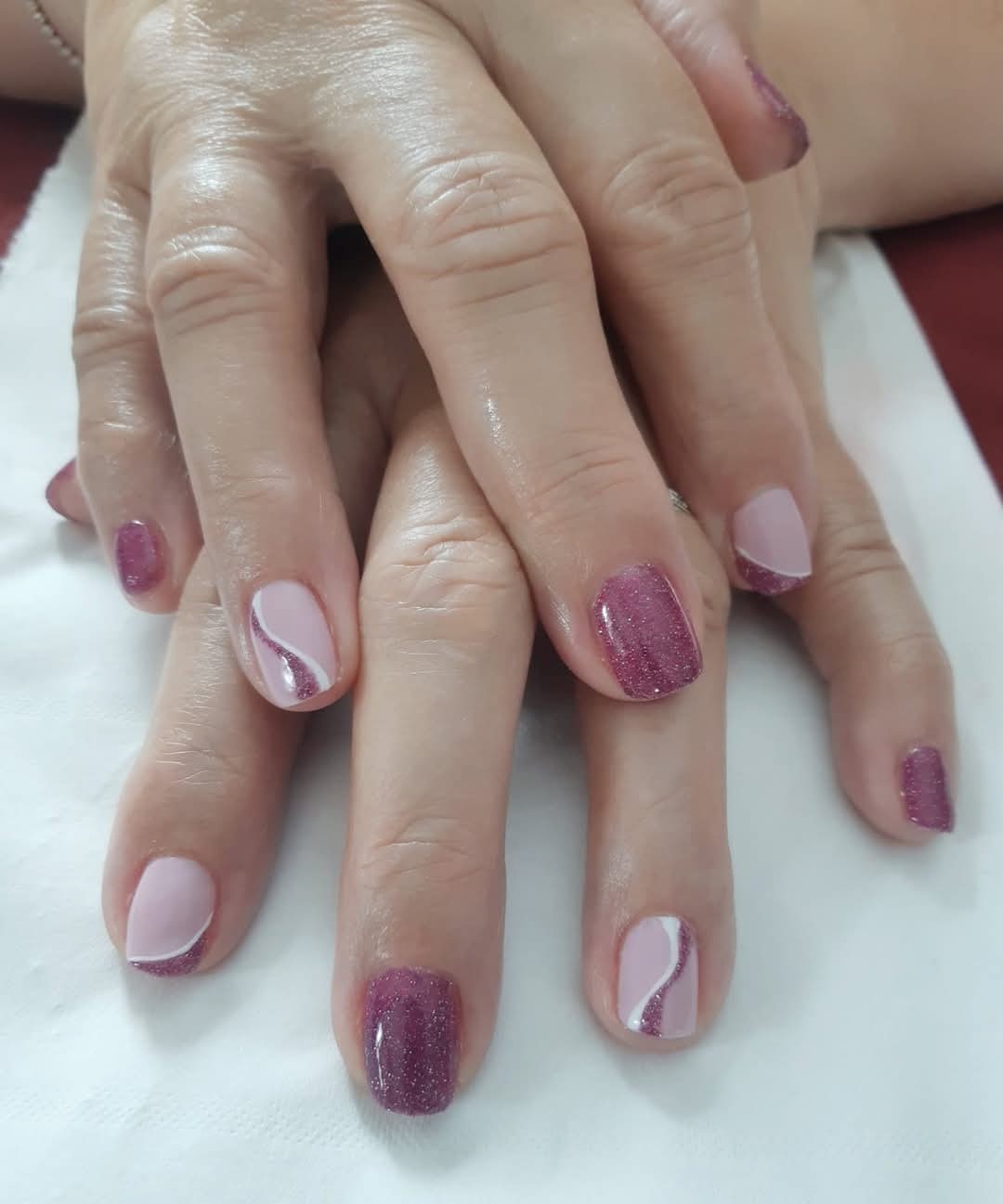 Vsp purple réflective / rose dragée